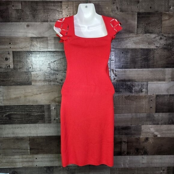 New Ali & Jay TGIF Cut Out Stretch Knit dress Size Small - Picture 6 of 11